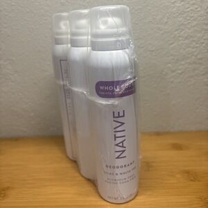 (3-Pack) Native Whole Body Deodorant Spray LILAC & WHITE TEA Aluminum Free 3.5oz
